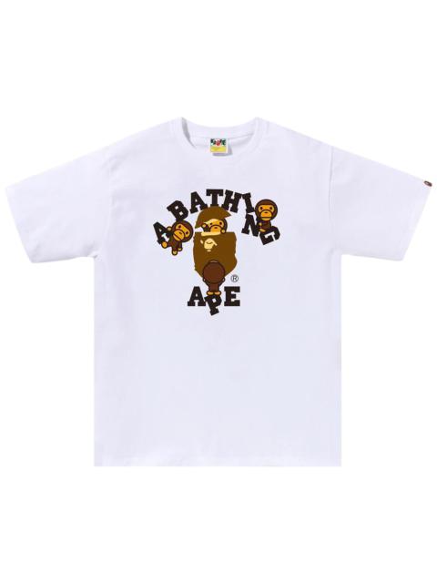 BAPE College Milo Tee 'White'