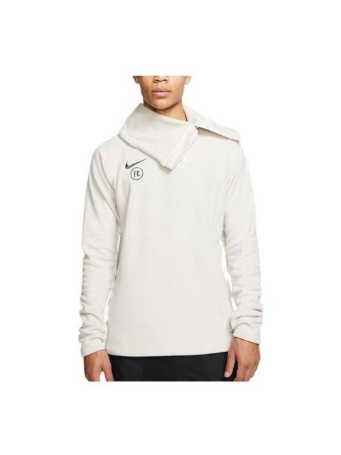 Nike FC Winter Drill Fleece 1/4Zip Jackets 'beige' AT6106-008