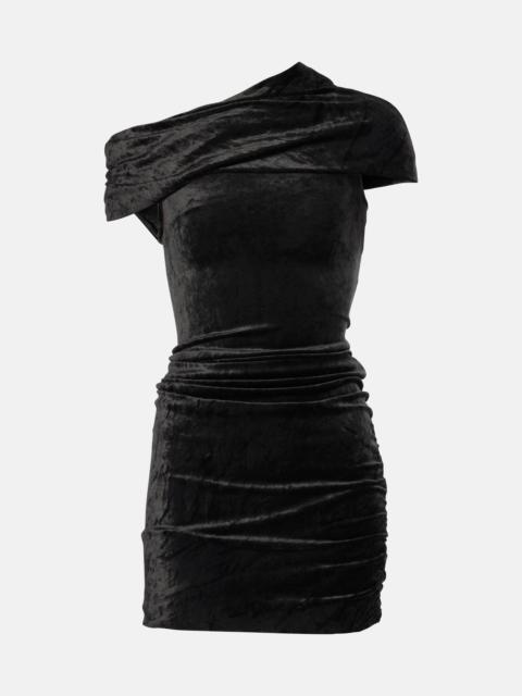 Rick Owens Lilies Lilies Lola velvet minidress