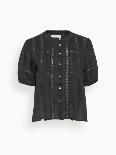 XÍRENA Claudia Shirt in Black