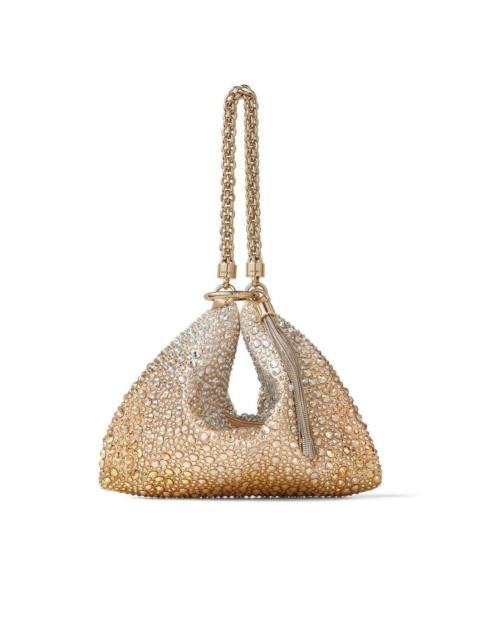 JIMMY CHOO Callie crystal-embellished clutch bag
