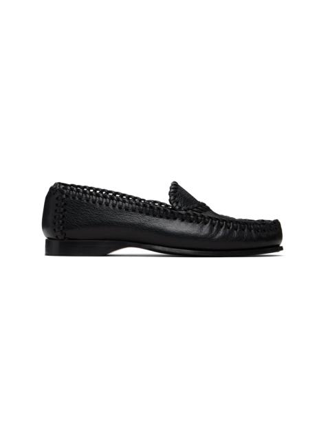 HEREU Black Sastre Supple Shiny Loafers