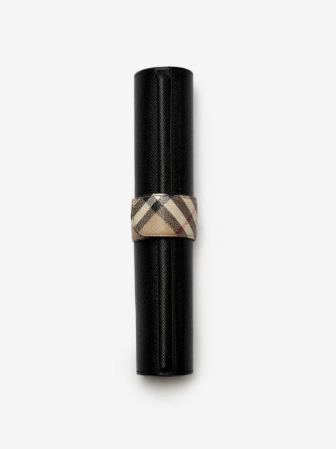 Burberry Burberry x Smythson Panama Leather Backgammon Roll