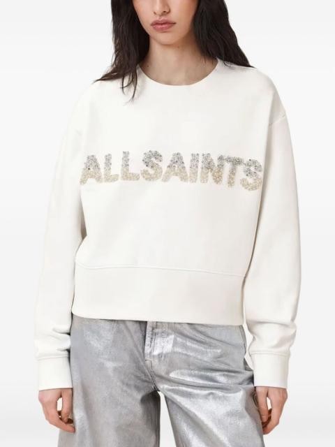 ALLSAINTS Separo embellished-logo sweatshirt