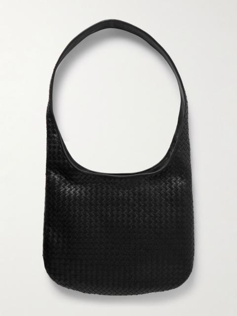 Bottega Veneta Intrecciato Leather Tote Bag Black