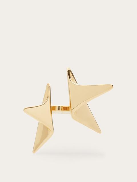 FERRAGAMO HALF STAR RING