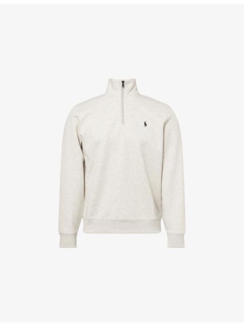 Polo Ralph Lauren Embroidered-Logo Long-Sleeve Cotton-Jersey Sweatshirt