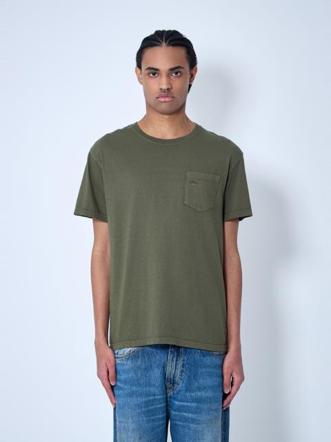 Noah NOAH CAVITY TEE NAVY | REVERSIBLE