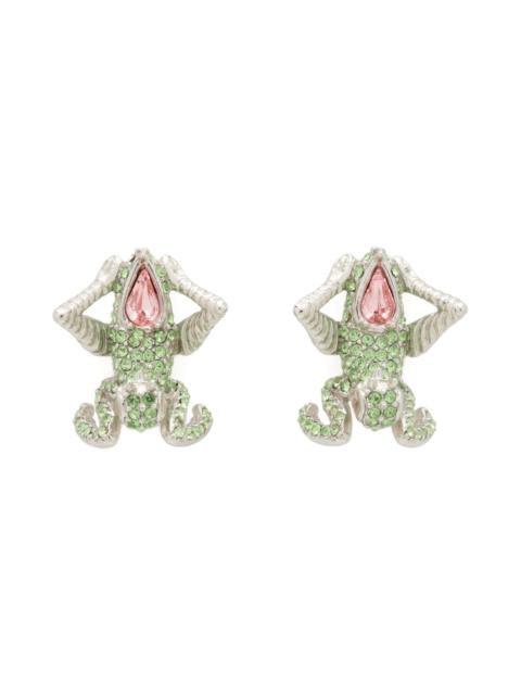 Collina Strada APPLE PINK MANTIS EARRINGS