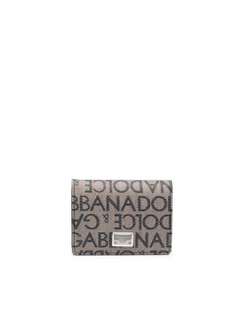 Dolce & Gabbana monogram-print bi-fold wallet