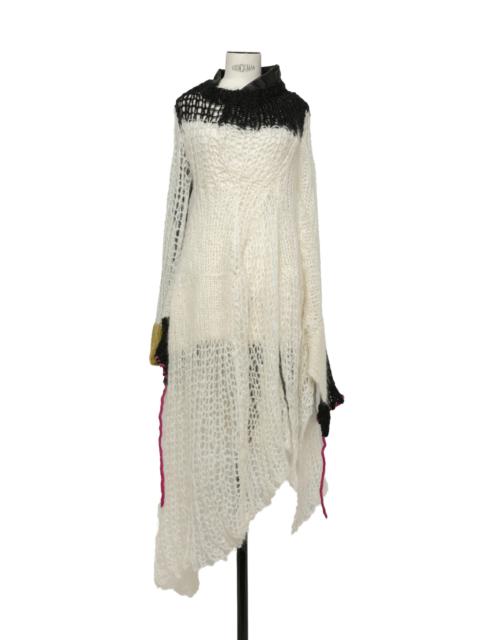 sacai Wool Mohair Knit Dress