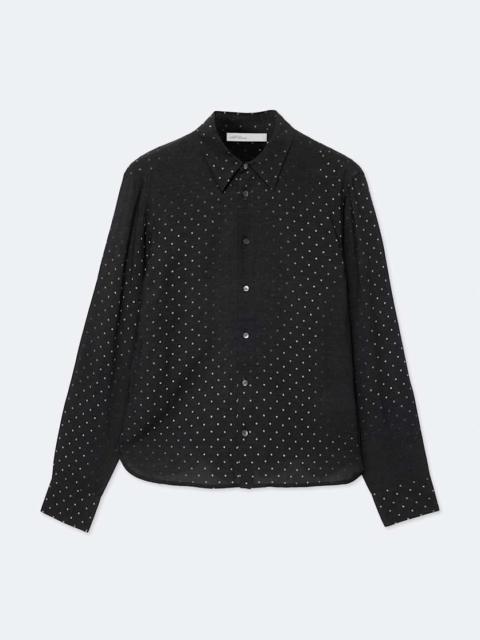 ALLSAINTS FADE POLKA-DOT SLIM-FIT SHIRT