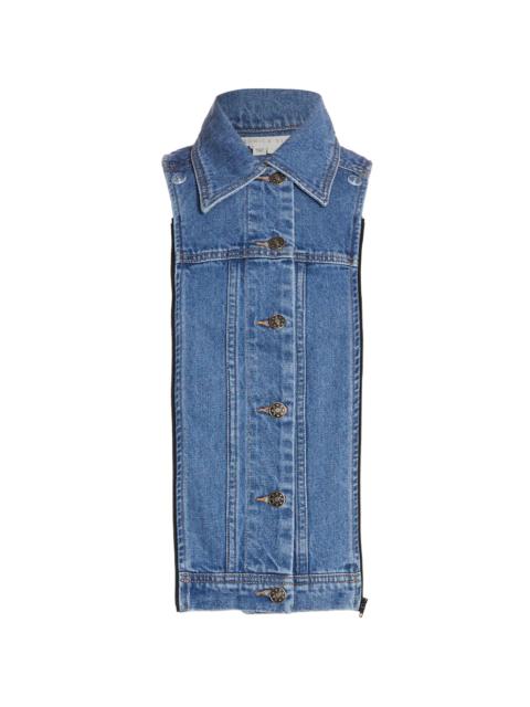 VERONICA BEARD Women's Slate Denim Dickey - Denim Blue