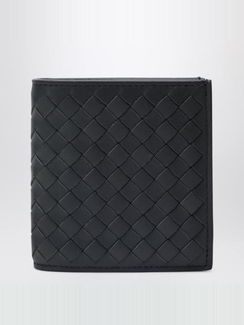 Bottega Veneta Dark grey Intrecciato bi-fold wallet