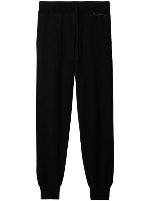 Burberry cashmere jogging pants