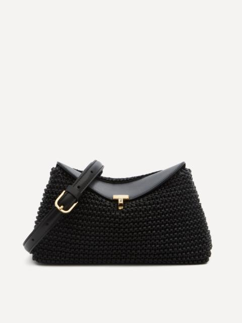 TOTEME T-Lock Woven Leather Clutch