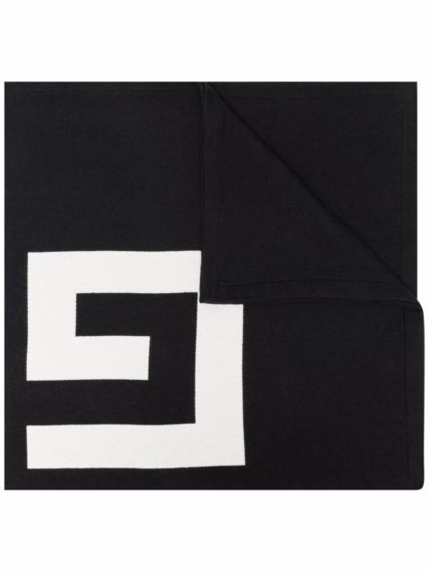 Givenchy Logo cotton scarf