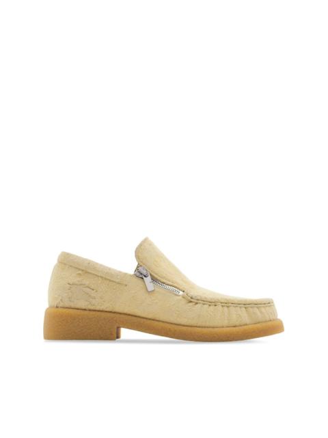 Burberry Chance suede loafers
