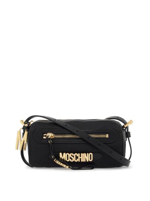 SHOULDER BAG WITH METAL LOGO DETAIL