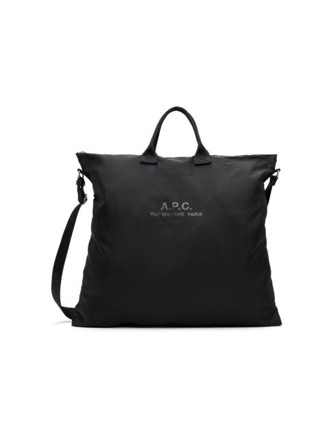 A.P.C. Black Backstage Crossbody Tote