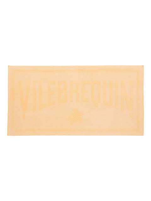 Vilebrequin Beach Towel Cotton Solid Mineral