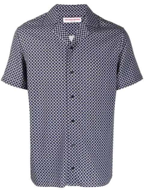 ORLEBAR BROWN all-over graphic-print shirt