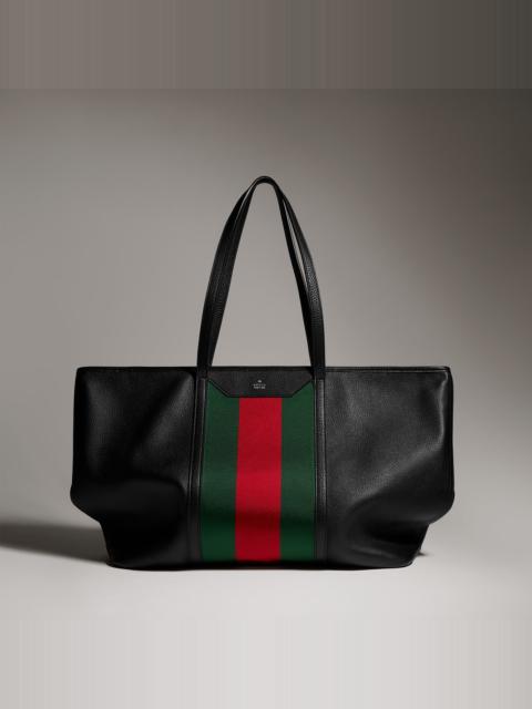 GUCCI Web Trademark large tote bag