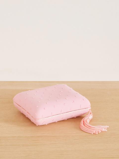 SOPHIE BILLE BRAHE Small cotton jewelry box Pink