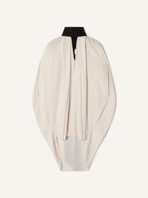 Lanvin KNOTTED LOOSE-FIT CREPE TOP