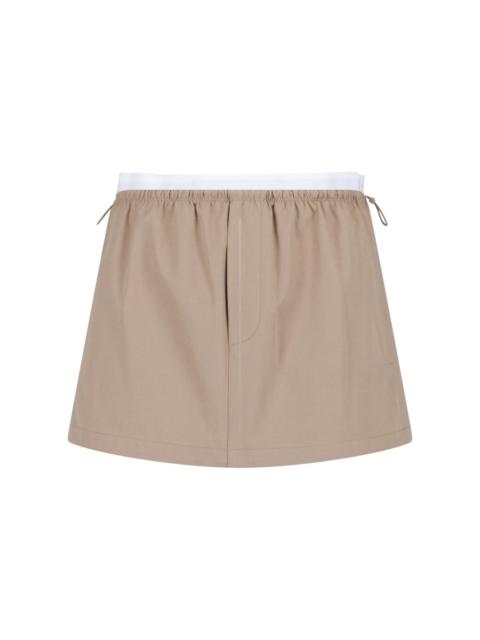 Alexander Wang LOGO SKIRT