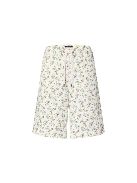 Louis Vuitton Floral Print Bermuda Shorts