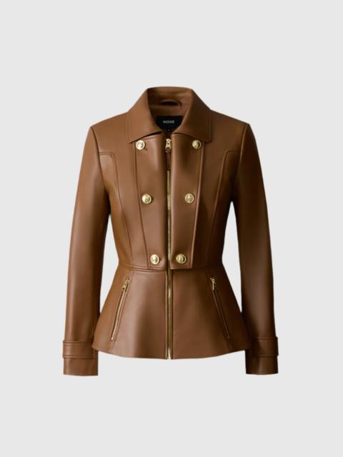 MACKAGE BARBARA Fitted Lamb Leather Jacket