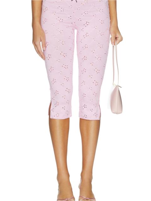 FREE PEOPLE Full Bloom Capri Pant In Sweet Dream