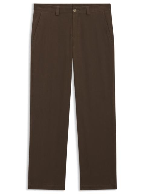 BOSS RELAXED-FIT TROUSERS IN STRETCH COTTON