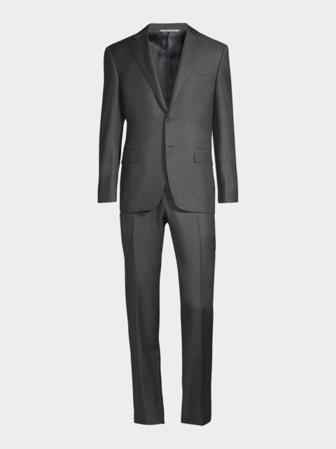 Canali Men's Regular Fit Solid Two-Piece Suit