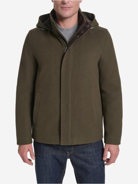 COLE HAAN Men's Hooded Wool Field Coat