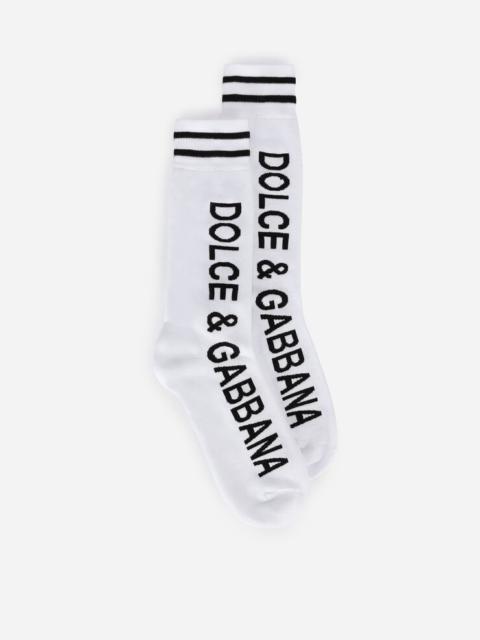 Dolce & Gabbana Jacquard socks with DG logo
