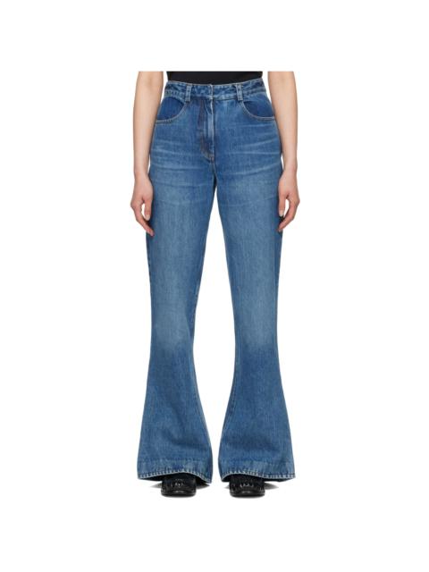 AARON ESH Blue Faded Jeans
