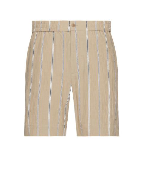 SIMKHAI Sebastian Yarn Dye Stripe Shorts