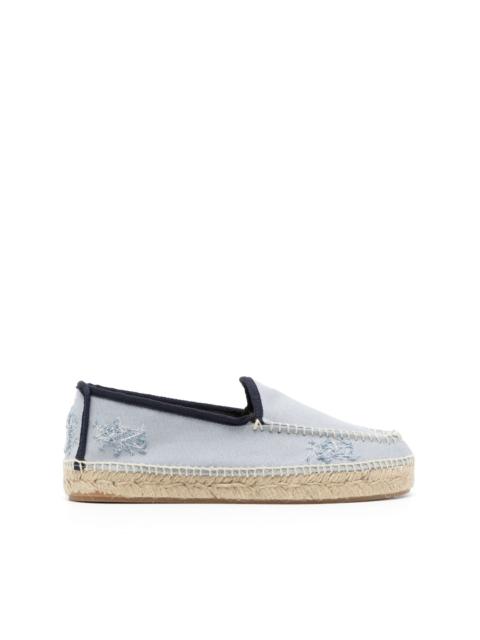 embroidered-detail espadrilles