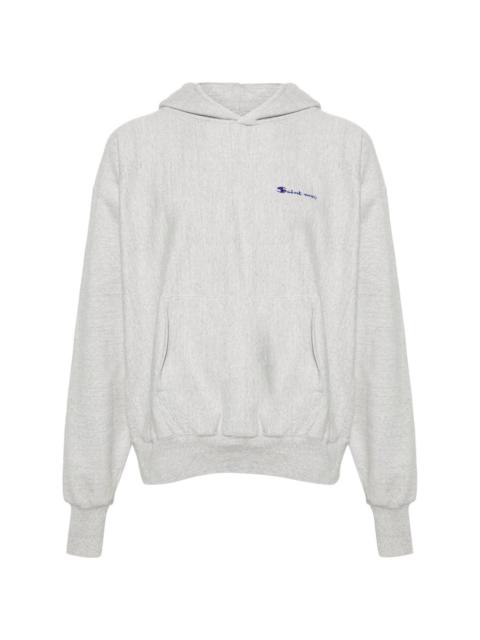 cotton-blend hoodie