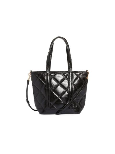 Vanessa Bruno S quilted leather tote bag