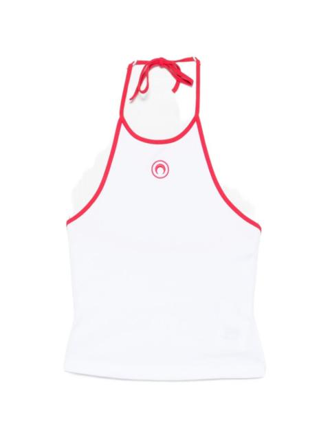 Marine Serre halter-neck top