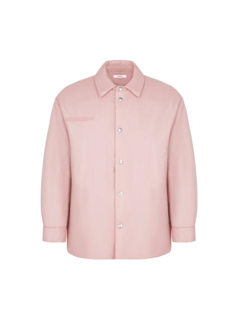 PANGAIA Mens Flower-Warmth Padded Overshirt - Magnolia Pink