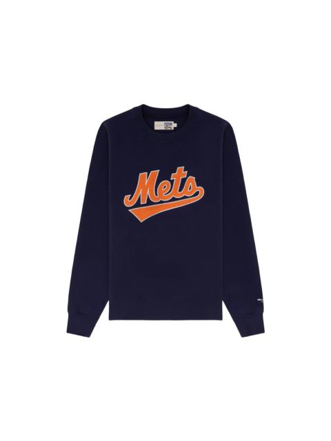 AIMÉ LEON DORE Aime Leon Dore x New York Mets Chainstitch Crewneck Sweatshirt Navy