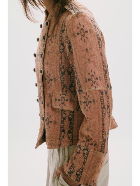FREE PEOPLE Lotty Jacquard Band Jacket