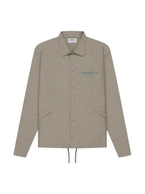 Fear of God Essentials SS21 Coaches Jacket Taupe FOG-SS21-649