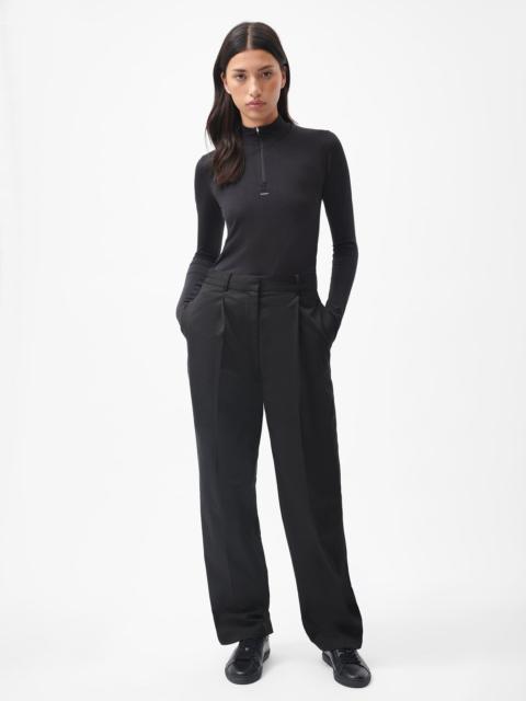 PANGAIA Women's Organic Cotton Tailored Trousers - Black