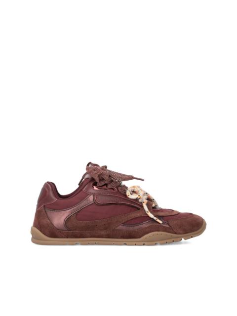 PINKO panelled sneakers