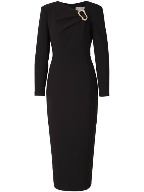 ROLAND MOURET crepe dress